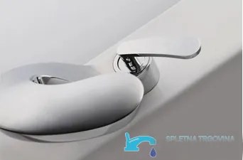 Mosdócsaptelep EYN KA17318 LED-világítással, króm, fekete és fehér kivitelben