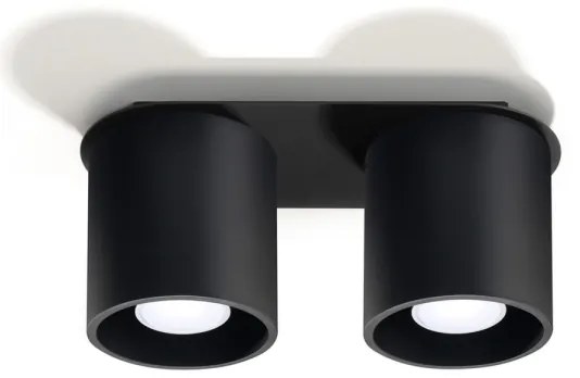 Sollux SL.0054 - Spotlámpa ORBIS 2 2xGU10/40W/230V fekete