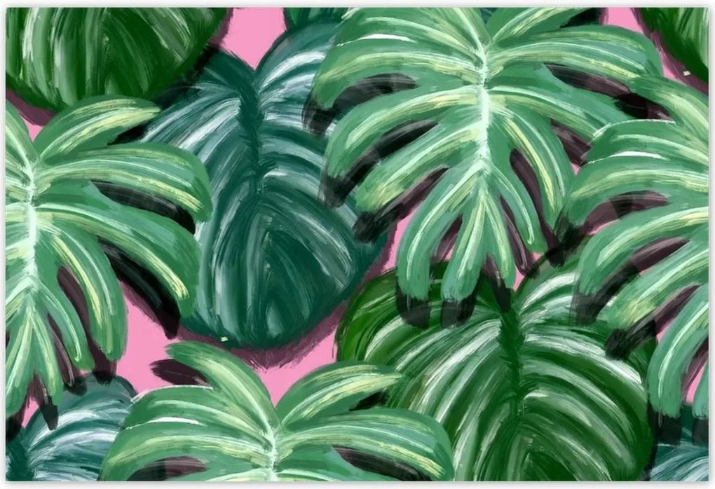 Poszterek 185x125 Monstera Levelek levél