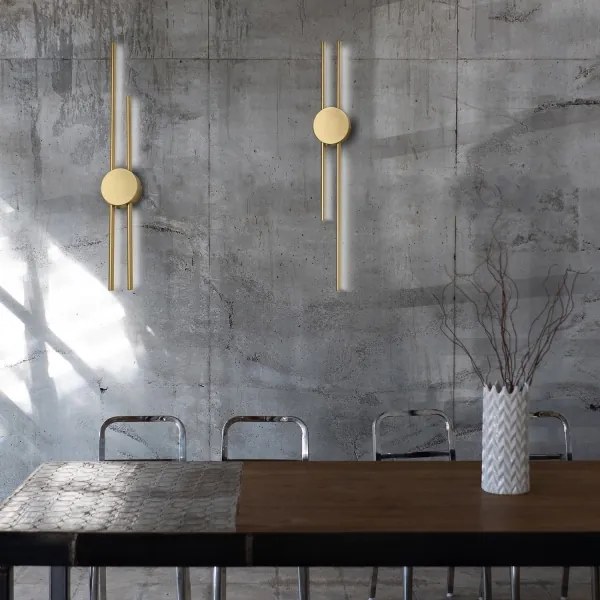 LED fali lámpatest LANA LED/15W/230V 4000K matt arany