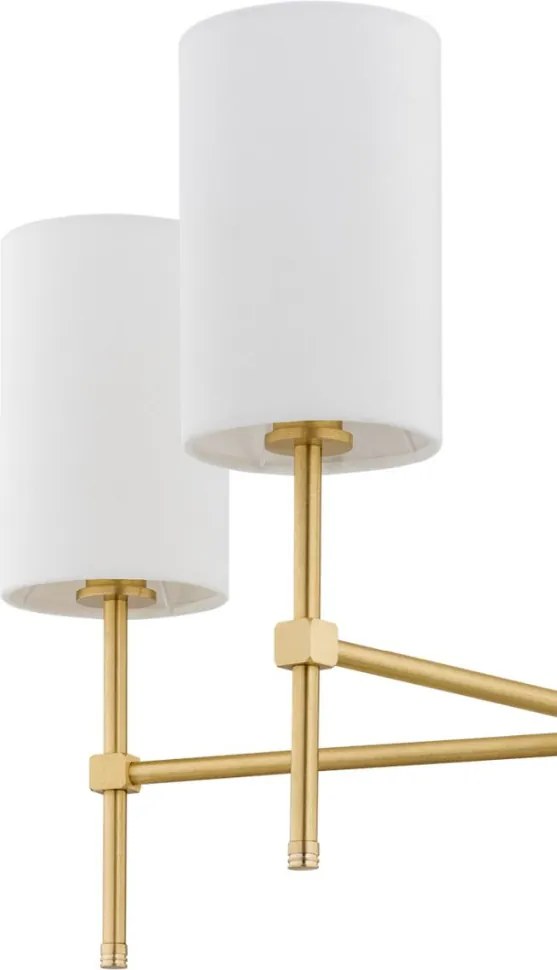 ARGON 2134 ABRUZZO Modern Csillár Fehér, Sárgaréz E14 IP20