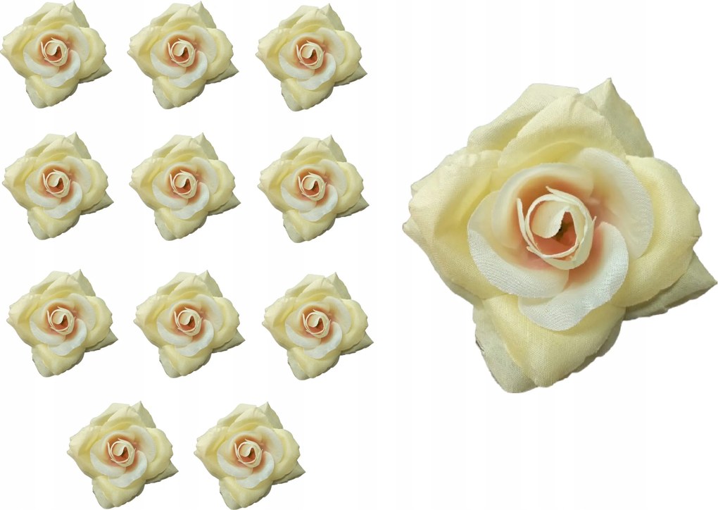 12 db Mesterséges rózsa csomó fej Mesterséges Virágok Rózsák Rügy