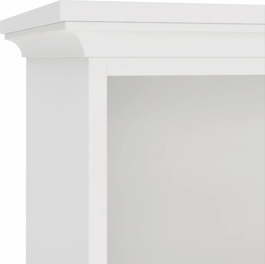 Polcos szekrény, fehér, PARIS 79864