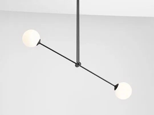 ALDEX 1081PL_H1 OHIO Glamour Mennyezeti Lámpa Fekete E14 IP20