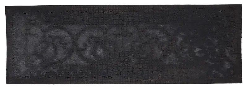 Kókuszrost és gumi lábtörlő, 120 x 40 cm