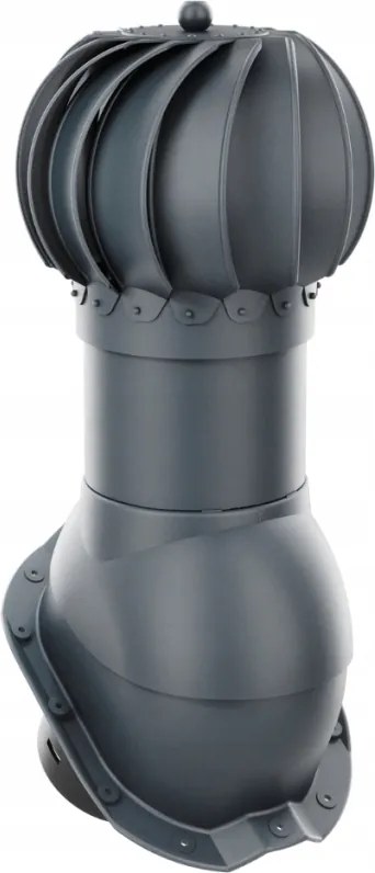 Forgó Kandalló Cserépkályhához Antracit 7016