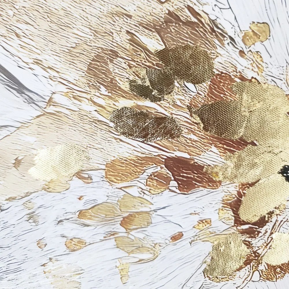 Kép kézzel festett részletekkel 70x100 cm Petal Glow – Styler