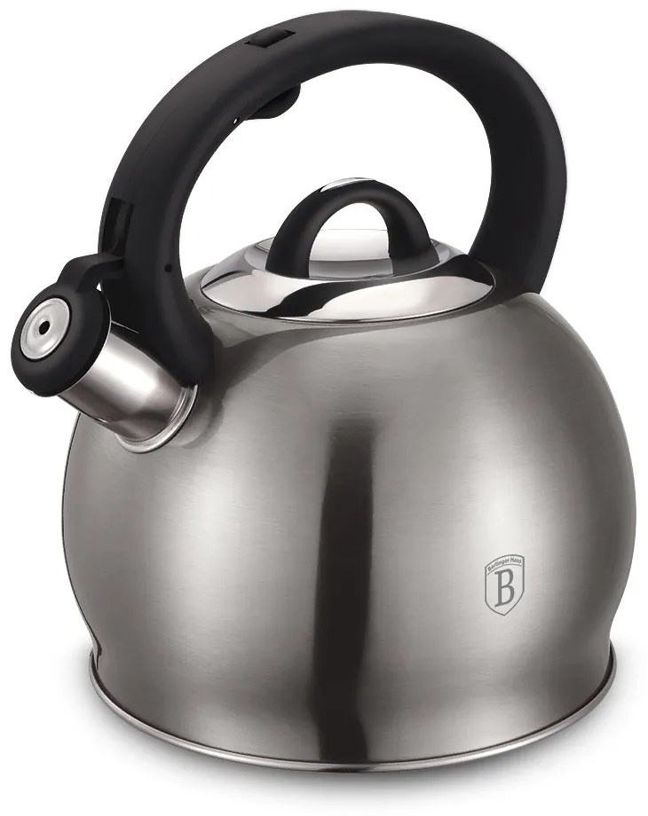 Rozsdamentes acél indukciós teáskanna 3 literes Berlinger Haus Matte Black