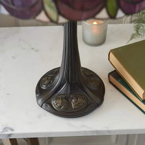 Endon 64177 - Tiffany HUTCHINSON asztali lámpa 1xE27/60W/230V, átm. 40 cm