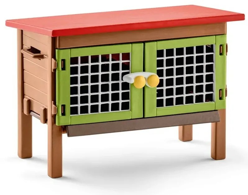 Schleich 42420 Nyúlkuckó állatokkal éstartozékokkal, 25 x 11 x 16 cm