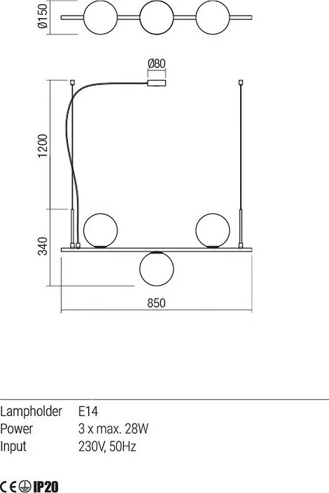 Függeszték Arany TALIS REDO 01-1634