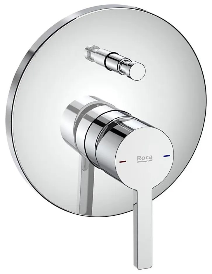 Roca A5A0B96C00 - NAIA falba süllyesztett zuhanycsaptelep, fényes króm