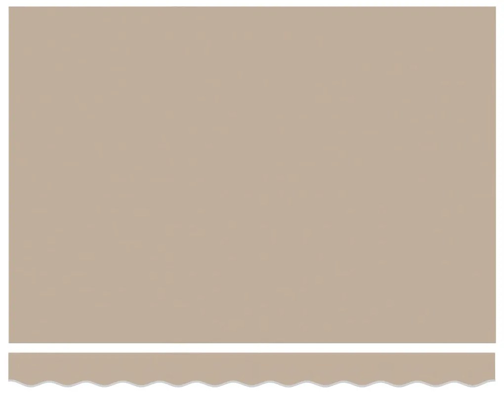 Behúzható napellenző Bézs 300 x 250 cm szövet