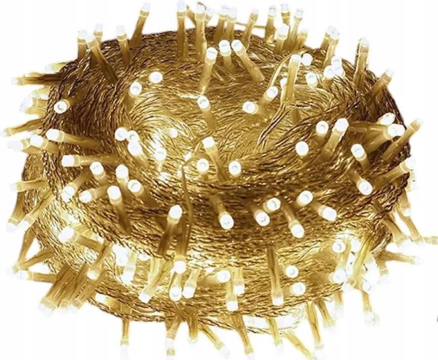 Gresonic Karácsonyi Lámpák Lánc 200 Led 10M Fehér