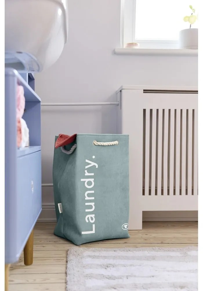 Világoszöld textil szennyeskosár 35,5 l Tom Tailor – Wenko