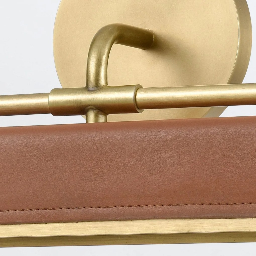 Quintiesse vintage fali lámpa valise barna sárgaréz elsqn-valise-w-vbscl