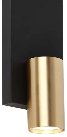 Fali spotlámpa GENESIS 1xGU10/8W/230V fekete