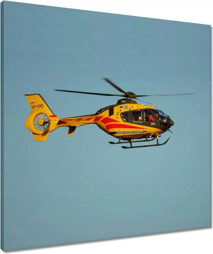Vászonkép 60x60 Helikopter EC135 Lpr