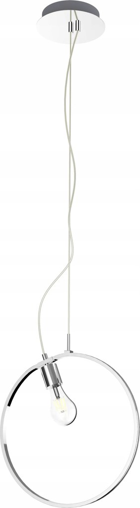 Függőlámpa Led kör króm E27 Apeti Candellux