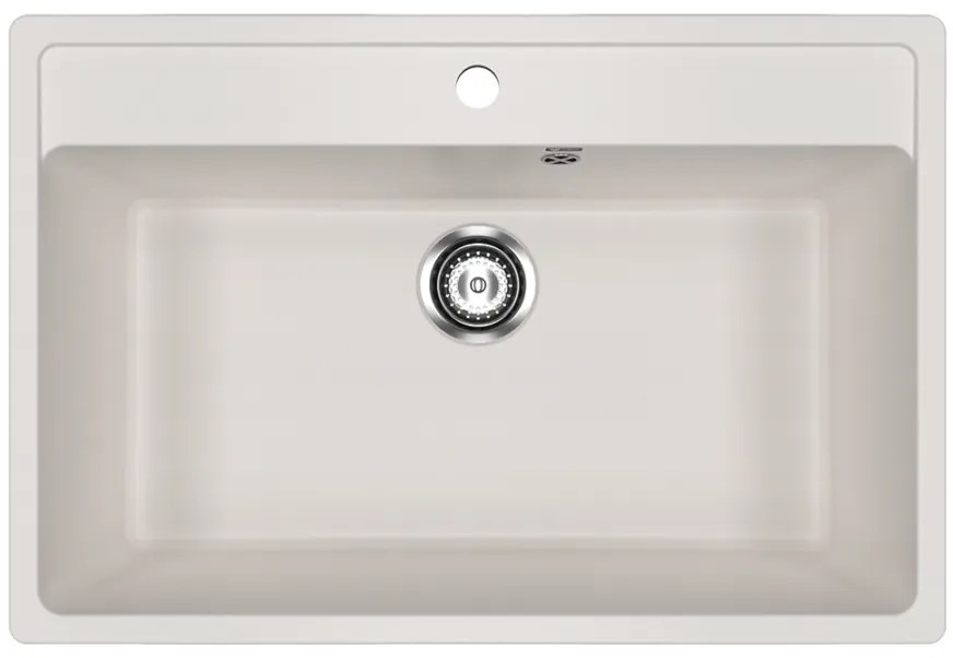 Ulgran U-600-331 Gránit Mosogatótálca - Egymedencés, Téglalap, Extra széles, Homok