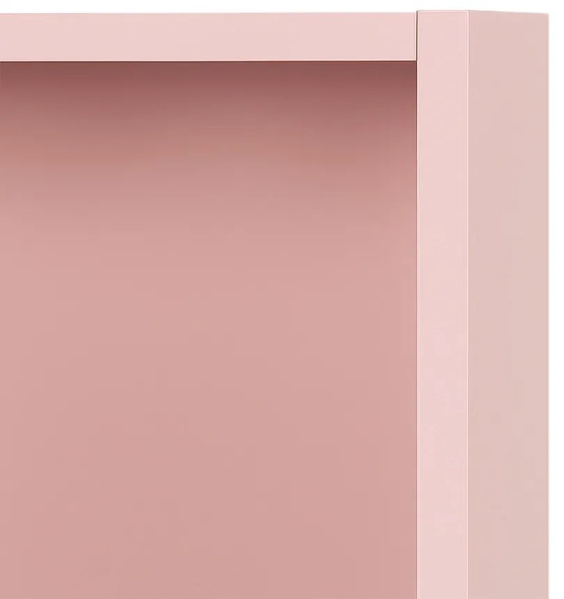 Boxie nyitott fali szekrény 40x40x27 cm pink