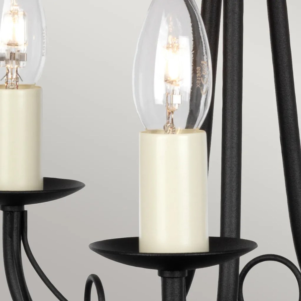 Elstead Lighting MINSTER MN3-BLACK Csillár 3x60W/E14