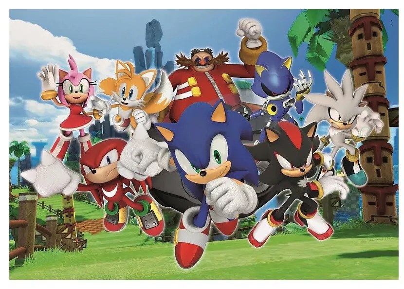 Sonic a sündisznó Characters 104 db-os puzzle Clementoni