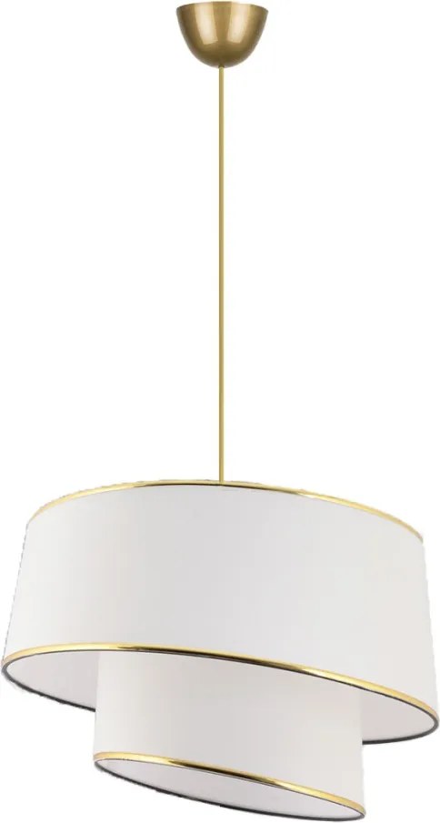 Barette - White, Gold