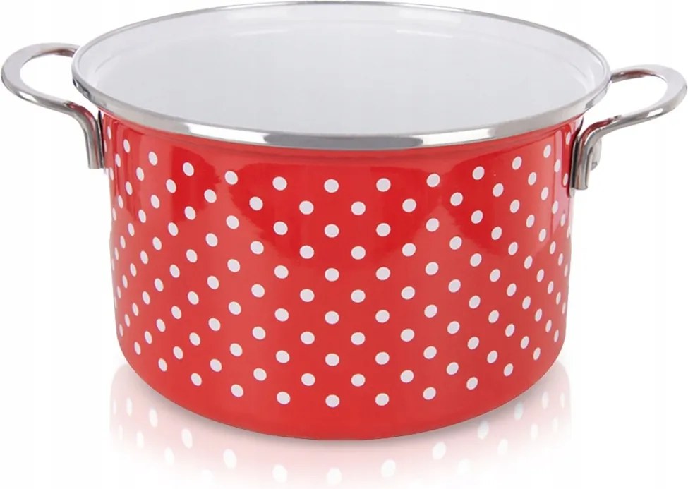 Zománcozott Fazék Indukciós Gáz Zománcozott Hagyományos 4L 22CM