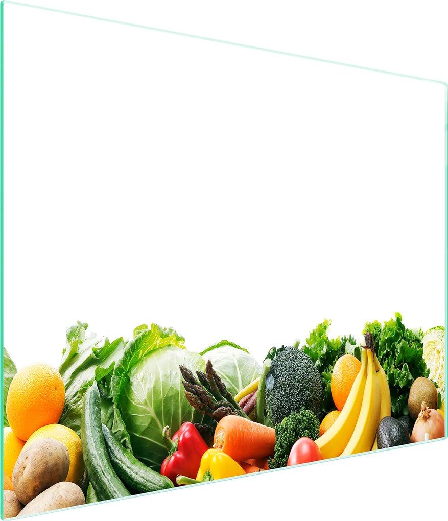 Üveg Vágódeszka 52x30 Zöldség Edzett Üveg