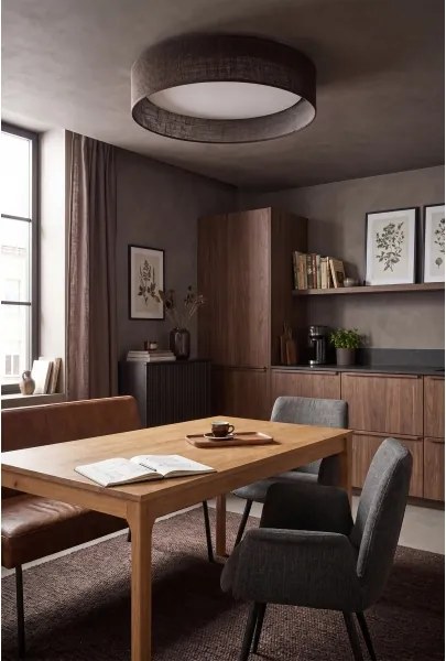 BRILAGI - VELVET SM. VARI dimmelhető LED lámpa 24W/230V 3000-6500K átm. 45 cm barna + távirányító