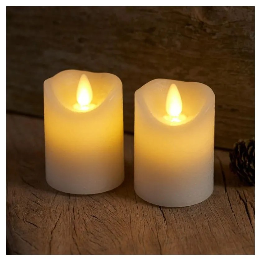 LED gyertya szett 2 db-os (magasság 6,5 cm) Sara Mini – Sirius