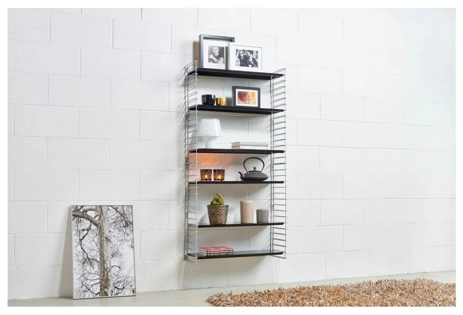 Libro háromszintes polc, hossz 70 cm - Metaltex