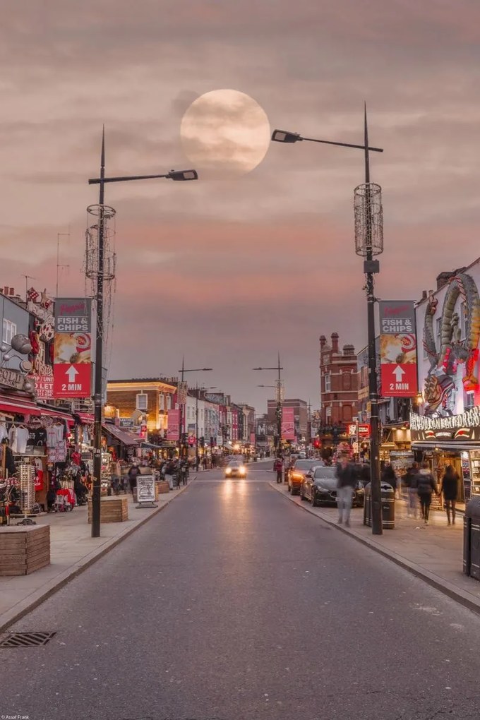 Poszter 30x45cm Camden főutca, Assaf Frank