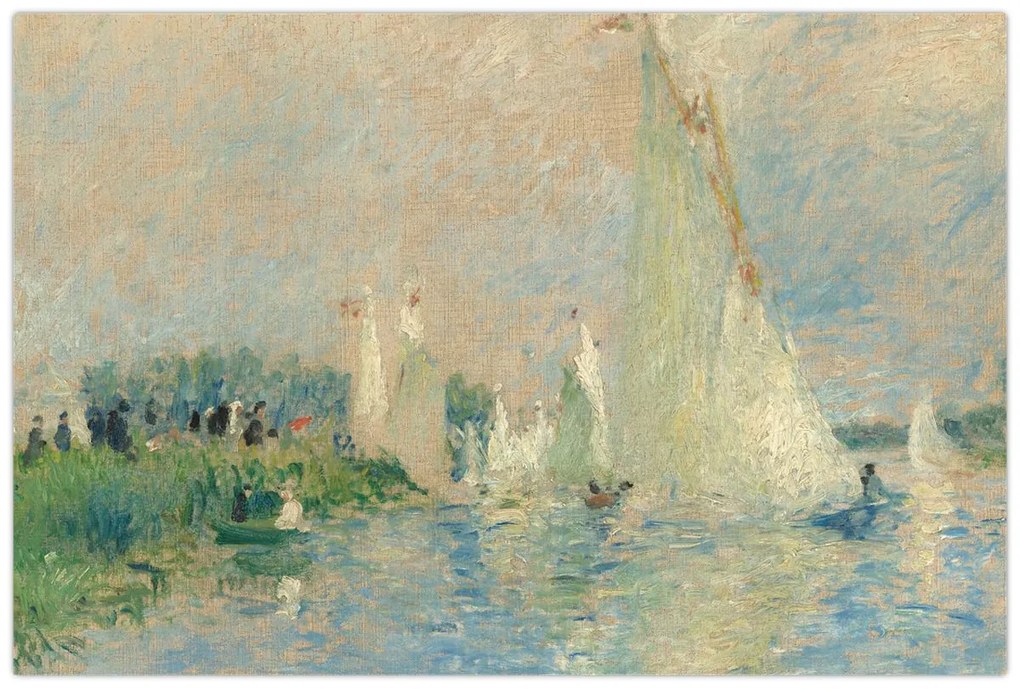 Kép - Auguste Renoir, Regatta at Argenteuil, reprodukciók (90x60 cm)