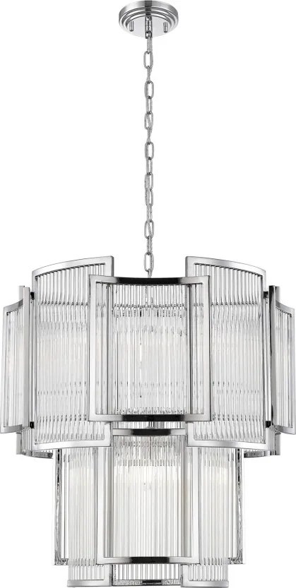 Zuma Line SERGIO P0528-08A-F4AC Függőlámpa 8x60W/E14