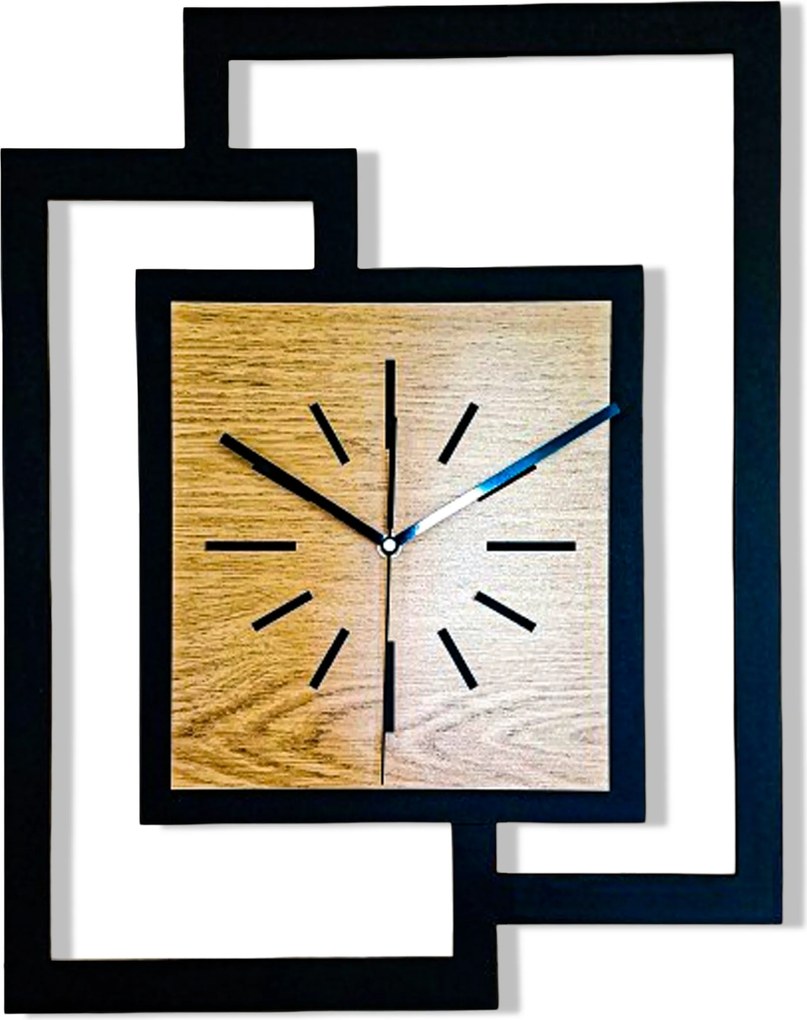 Nagy Modern Falióra Nappaliba,konyhába, Loftba, Minimalizmus, Tölgy