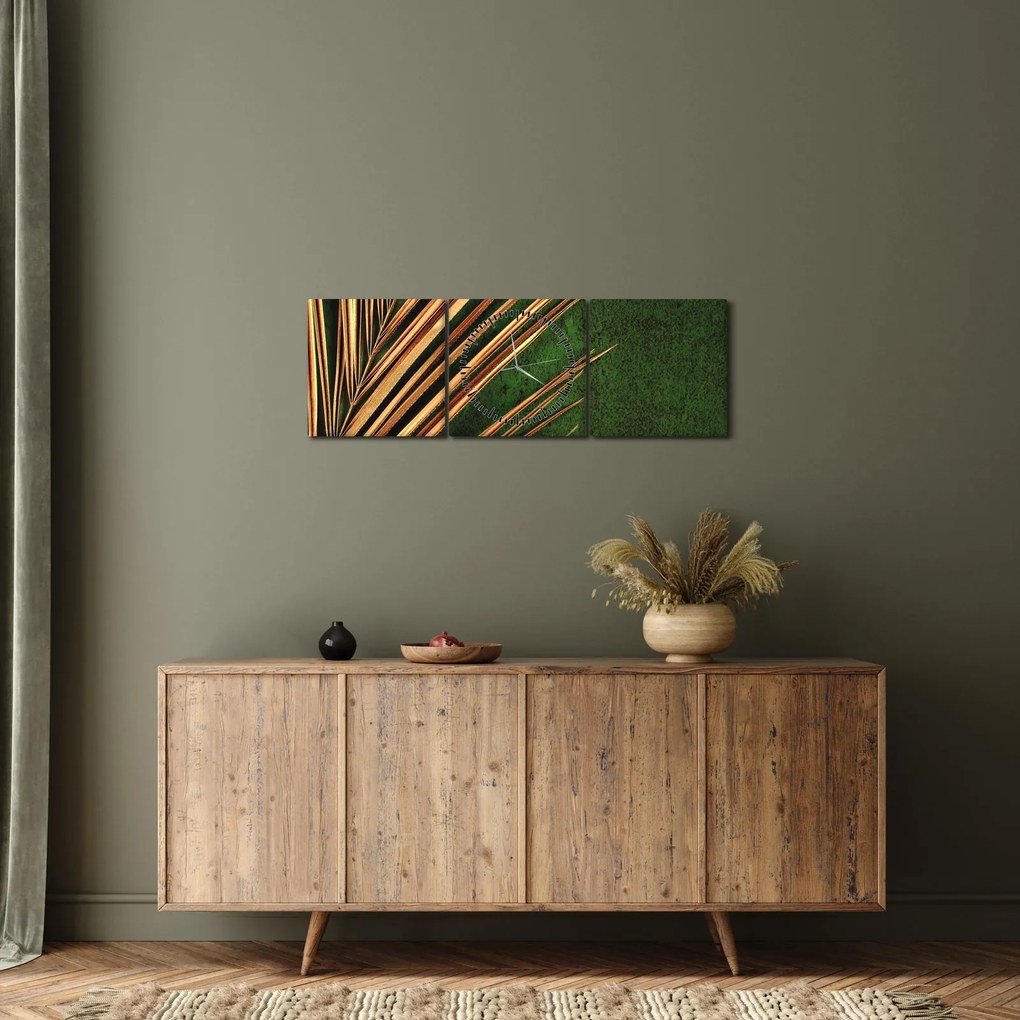 Kép levéllel (órával) (90x30 cm)
