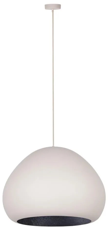 Csillár zsinóron LAVA 1xE27/15W/230V krémes/fekete