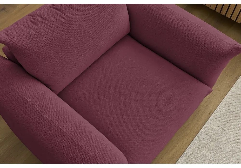 Borvörös fotel Ernest – Bobochic Paris