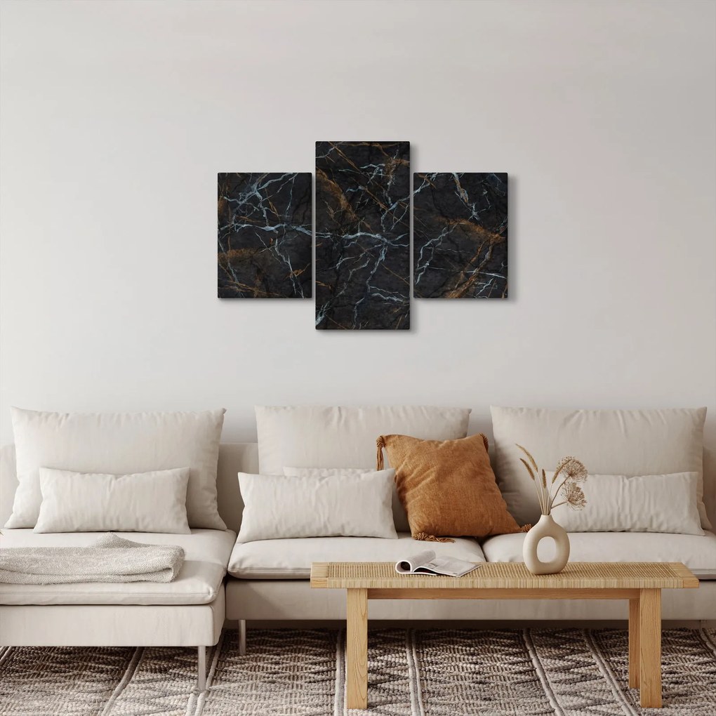 Kép - Fekete márvány (90x60 cm)
