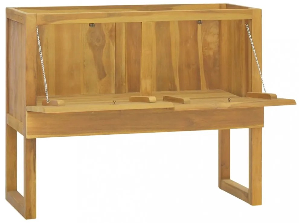 tömör tíkfa fürdőszobaszekrény 90 x 40 x 75,5 cm
