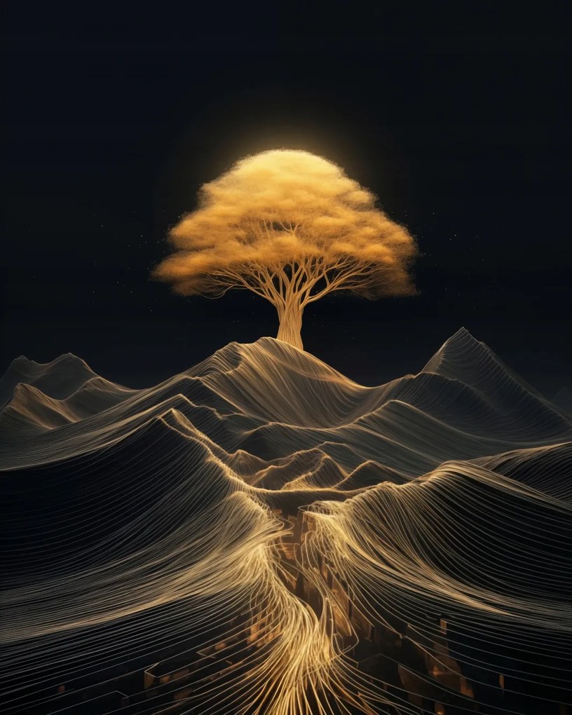 Poszter 40x50cm Energiafa