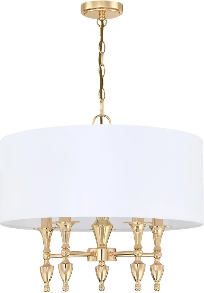 Cosmolight klasszikus csillár austin arany cosp05180au-wh