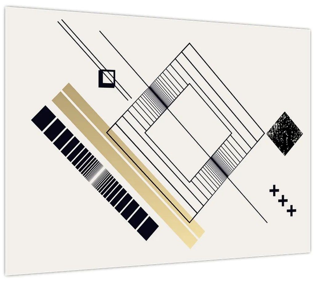 Üveg kép - Geometriai formák N⁰6 (70x50 cm)
