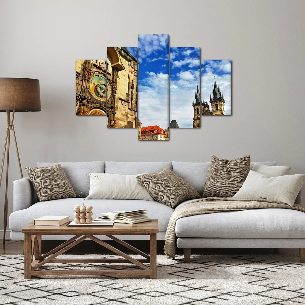 Kép - Prágai csillagászati óra (150x105 cm)