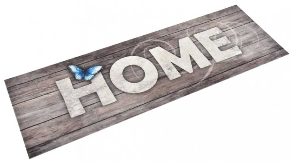 „Home” feliratú, mosható konyhai szőnyeg 45 x 150 cm