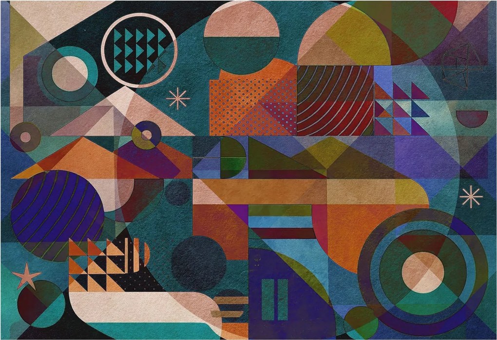 Fali fotótapéta Étkezőbe Geometrikus művészet 152x104