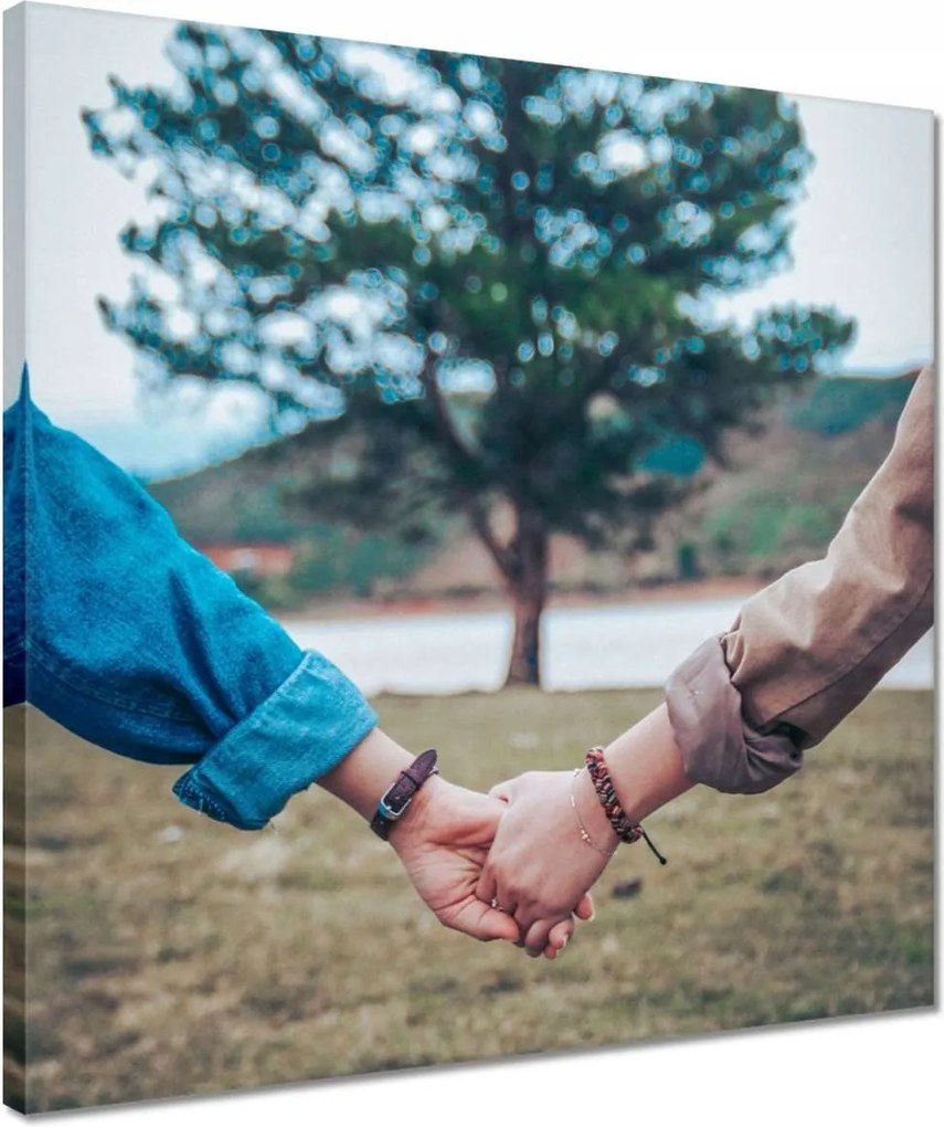 Vászonkép 40x40 Szerelem Érzés Párkapcsolat