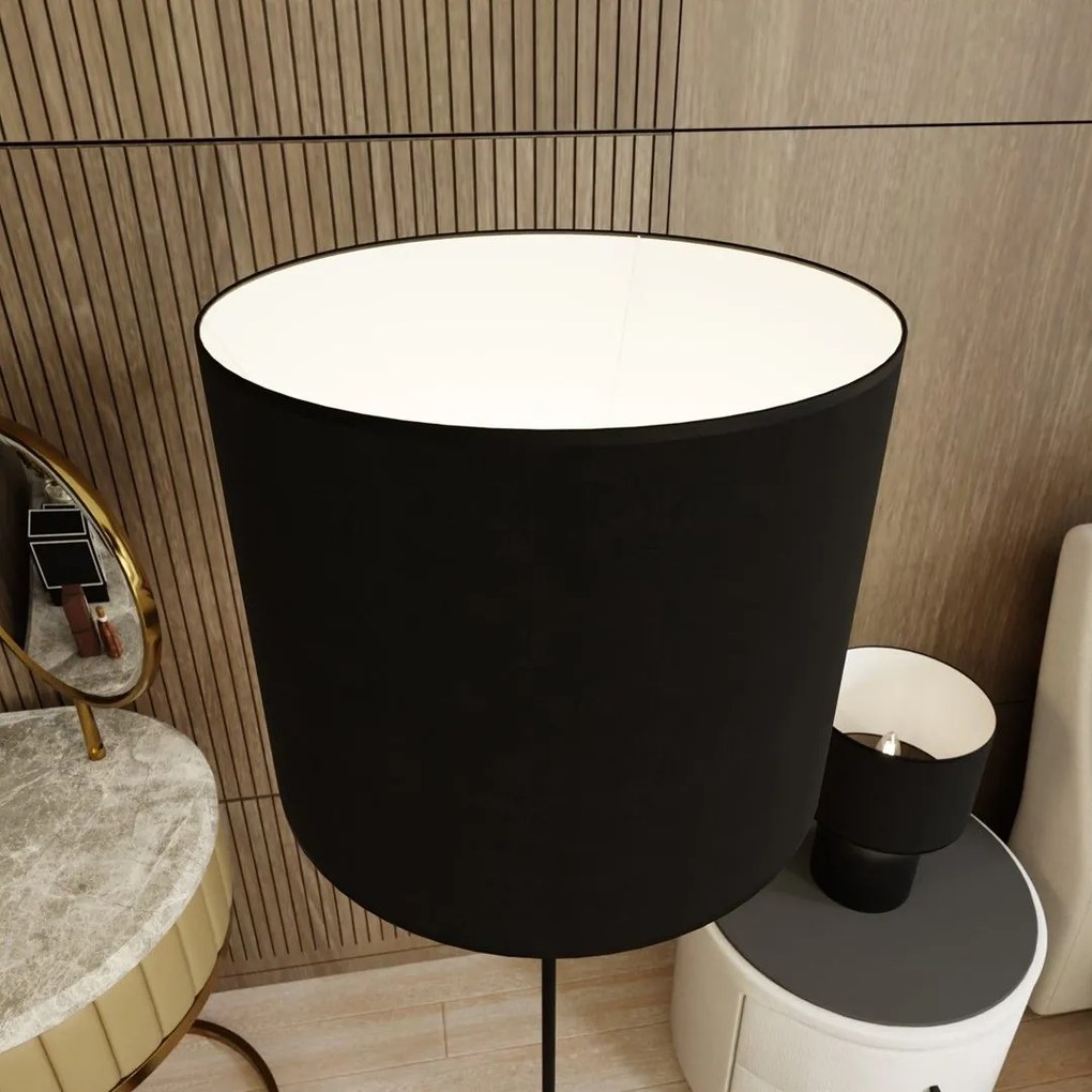 Emibig modern állólámpa aspen fehér fekete emi1322/lp1